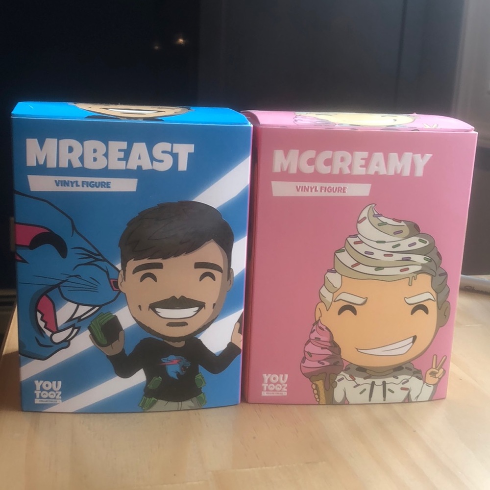 Mr Beast and Mccreamy Youtooz